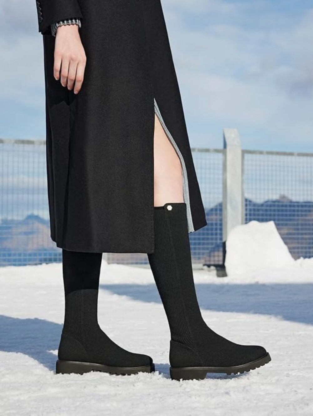 VIVAIA Filipa Women's Stretchy Wool Knee High Boots